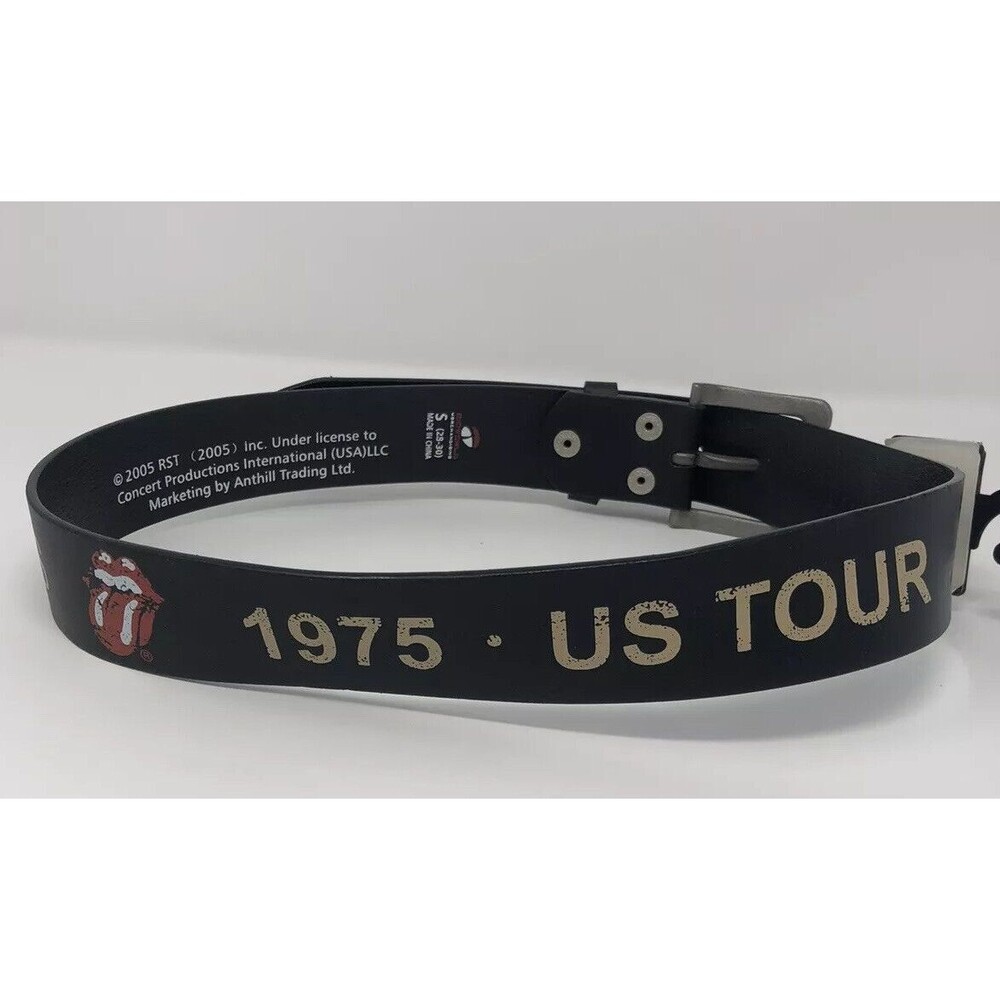 ROLLING STONES OFFICIAL 2005 Small BELT NEW OLD STOCK US IMPORT  US TOUR 1975 - Picture 2 of 12